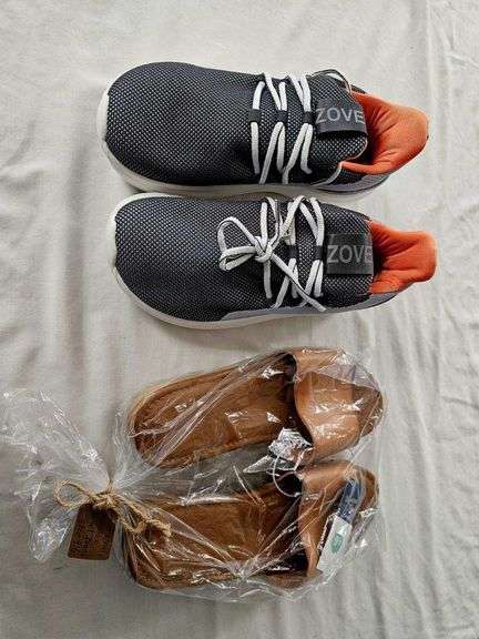 Women's Leather Slides and Slip-on Walking Shoes