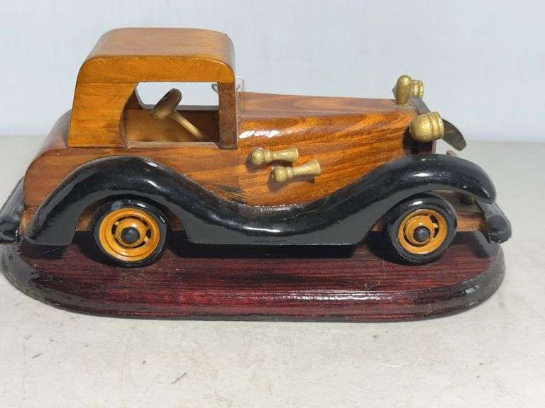 Handcrafted Wooden Model Car