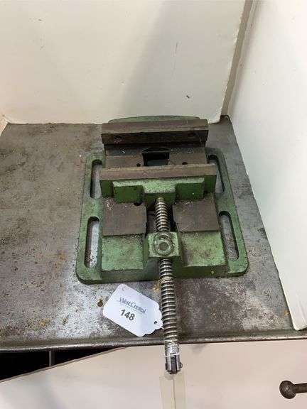 Green Metal Vise image