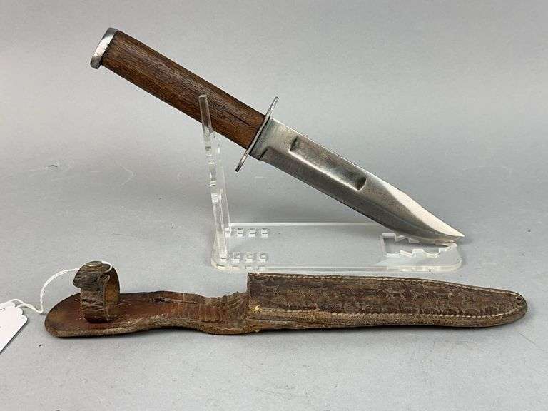 USN KA-BAR MK2 Knife with Sheath image