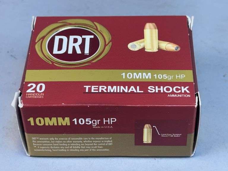 DRT Terminal Shock 10mm 145gr Ammunition image