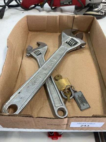 Adjustable Wrenches - Iron Bull & Crescent with Padlock image