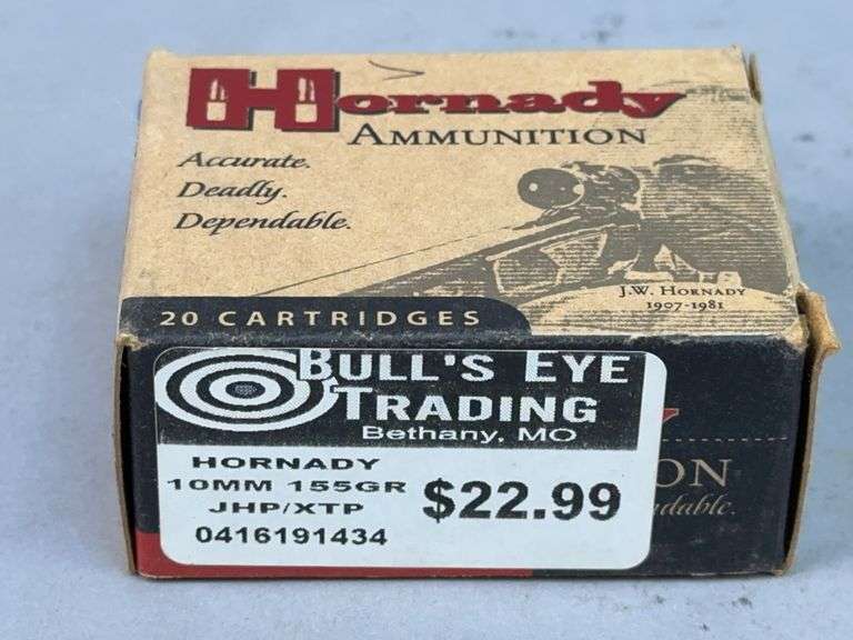 Hornady Custom 10mm AUTO 155 gr XTP Ammunition image