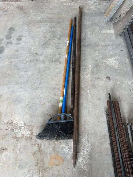 Pry bars and Broom image