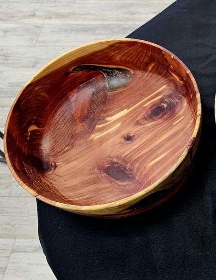 Hand-Turned Cedar Bowl by Mike Noland image