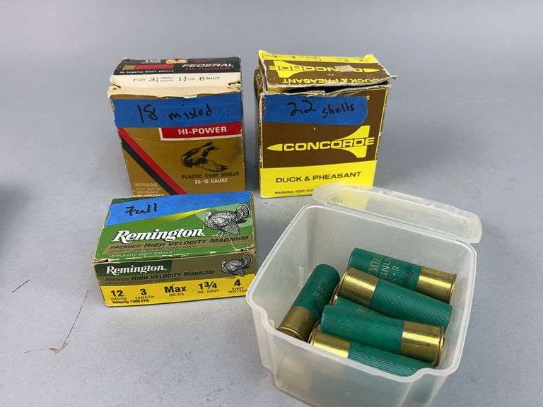 Assorted Shotgun Shells - Federal, Remington, Concorde image
