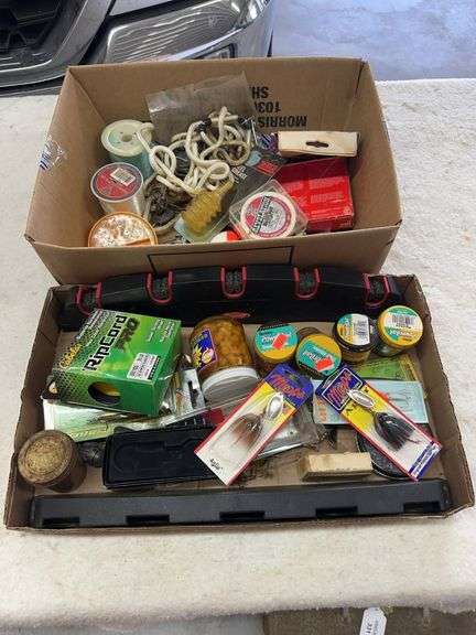 Fishing Tackle Box Lot Assortment image