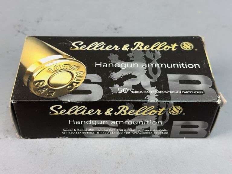 Sellier & Bellot 10mm Auto 180gr FMJ Handgun Ammunition (Full Box) image