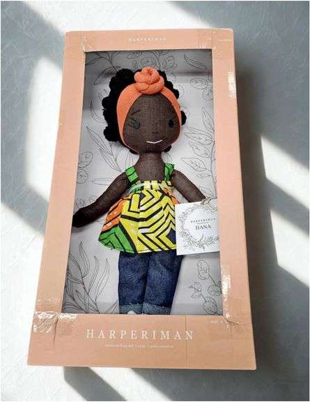 Harperiman Handmade Linen Doll "Tiana"