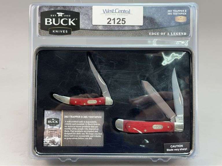 Buck Knives 382 Trapper & 385 Toothpick Set image