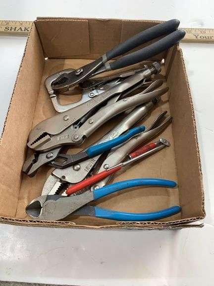 Variety of Irwin Vise-Grip Pliers and Channel Lock Pliers image