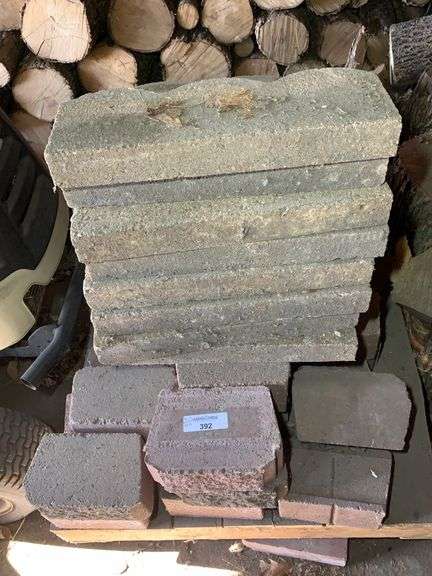 Mixed Lot of Landscape Pavers and Blocks image