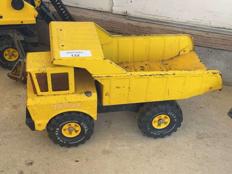 Yellow Tonka Dump Truck Toy image