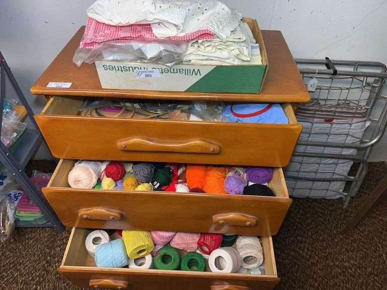 Embroidered Linens and Craft Supplies image