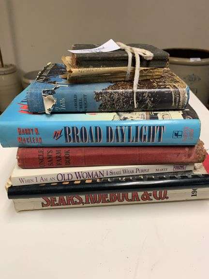 Collection of Various Books: Novels, Quilting, and Sears, Roebuck & Co. Catalogue image