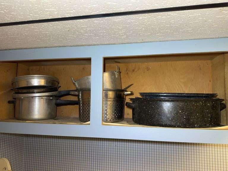 Collection of Assorted Kitchen Pots and Pans image