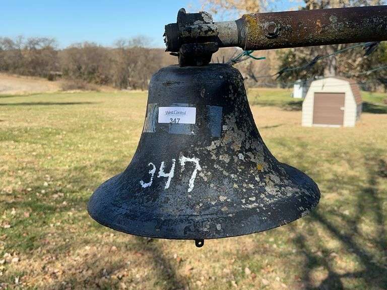Large Farm Bell with Mounting Bracket image