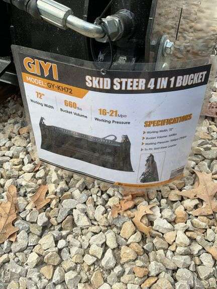 Skid steer 4 in 1 Bucket image