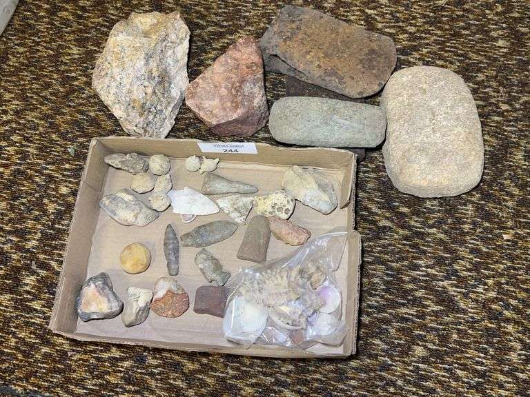 Native American Artifacts and Rock Collection image