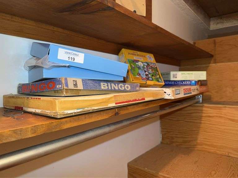 Assorted Board Games & Puzzles: Monopoly, Chinese Checkers, Bingo and More! image