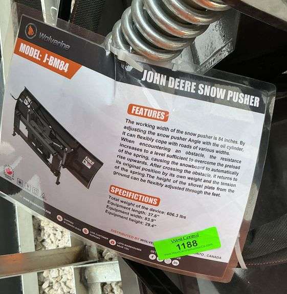 J-BM 84 snow pusher image