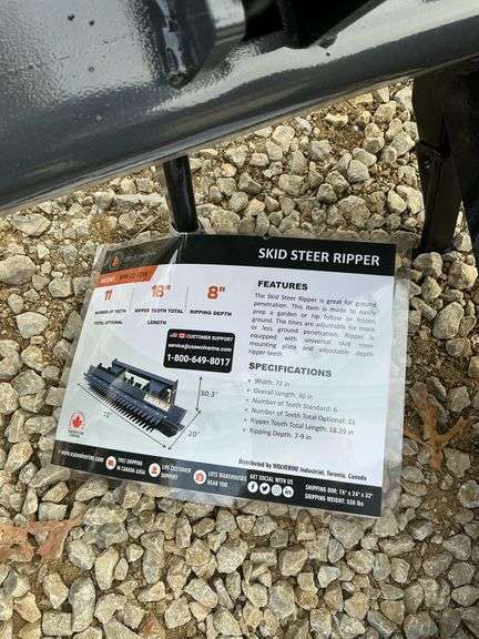 Rpr-12-7 2W Skid steer, Ripper image