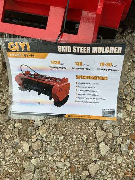 Skid steer mulcher image