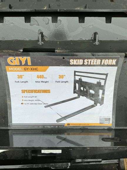 Mini skid steer fork  lots 95-98 are identical image