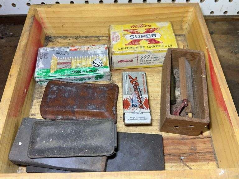 Ammo Boxes and Sharpening Stones image