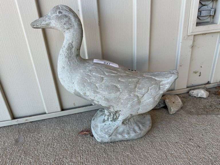 Concrete Duck Garden Statue image