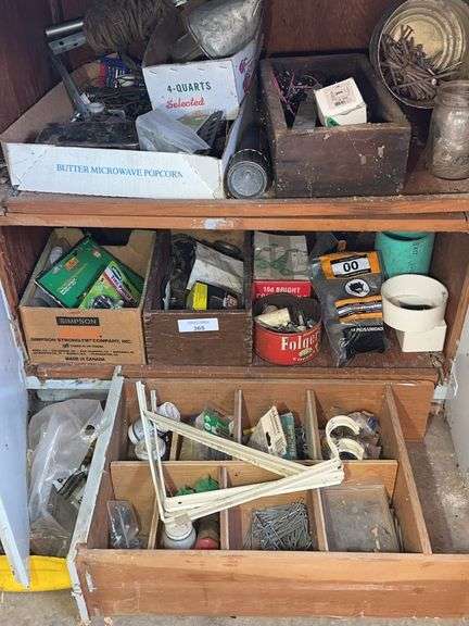 Mixed Lot of Hardware, Fasteners, and Shop Supplies image