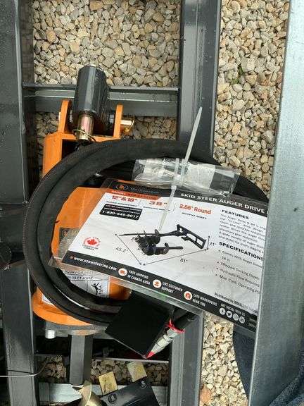 ADB-13-1218R Skid steer auger drive and bit image