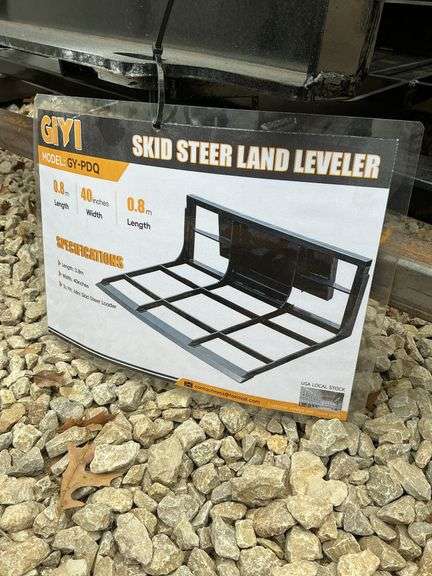 Mini skid steer land leveler image