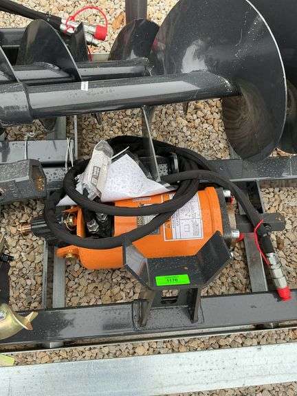 ADB-13-1218R Skid steer auger drive and bit image