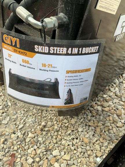 Skid steer ￼4 in 1 Bucket image