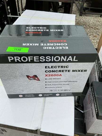 x2600a Electric concrete mixer image