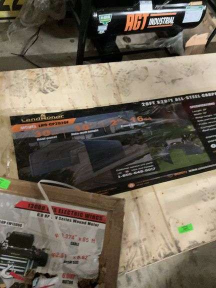 LHR-CP 2020 F 20 x 20 all steel carport with 10 foot enclosed side walls image