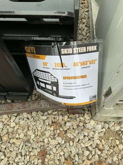 Skid Steer Fork Attachment lots 1000-1005 are all identical image