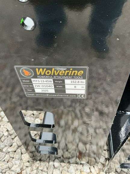 PFF 313–45W Skid steer bail spear plate (no spikes) image