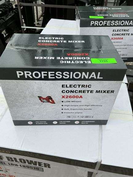 X20 600a Electric concrete mixer image