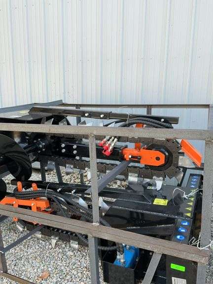 Skid steer trencher image