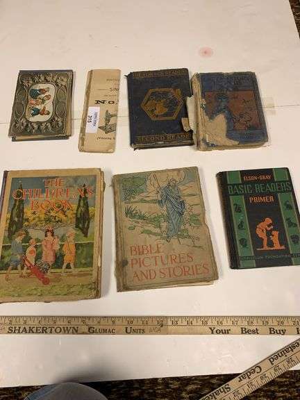 Collection of Children's Readers and Instructional Books image