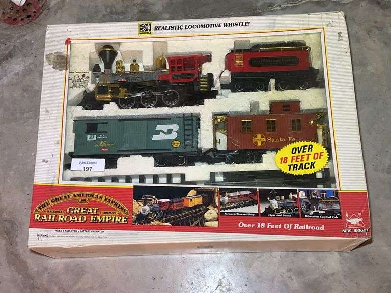 The Great American Express Railroad Great Empire Train Set image