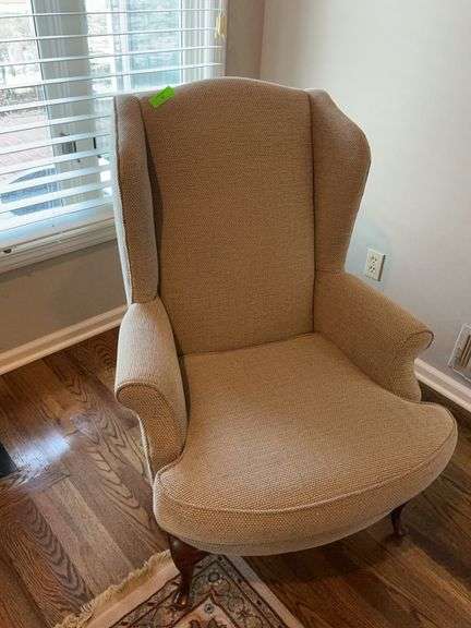 Upholstered Wingback Chair image