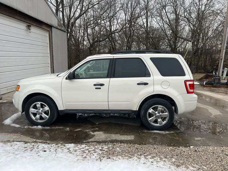 2011 White Ford Escape SUV XLT with 128,366 Miles image