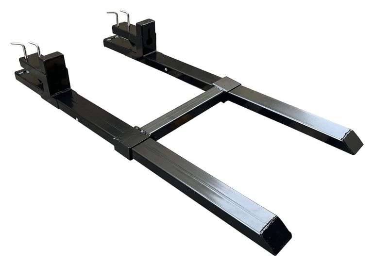 Adjustable clip-on pallet fork image