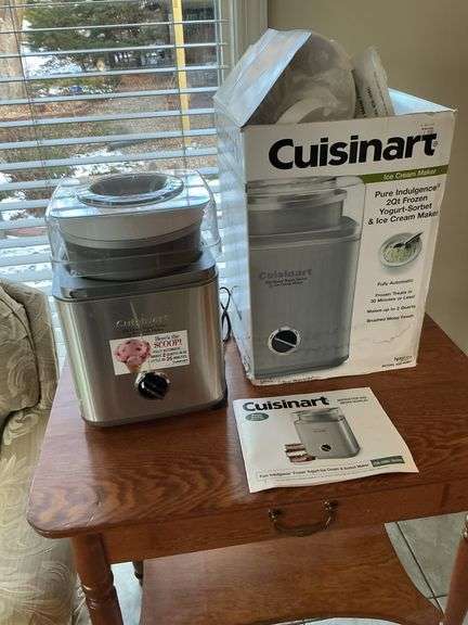 Cuisinart Pure Indulgence 2-Quart Frozen Yogurt, Sorbet, and Ice Cream Maker image