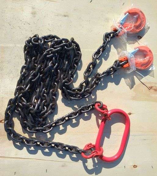 Heavy Duty 5/16" Lifting Chain with Hooks image