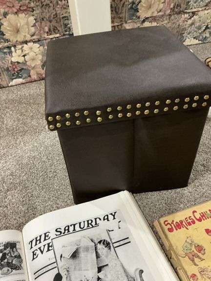 Norman Rockwell Book with Ottoman and Stories for Children Book image