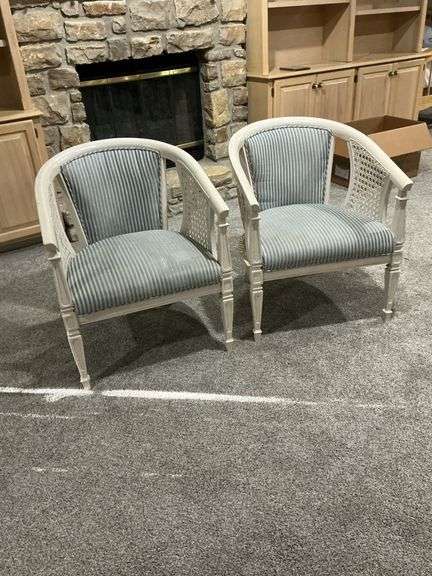 Pair of Rattan Accent Chairs image